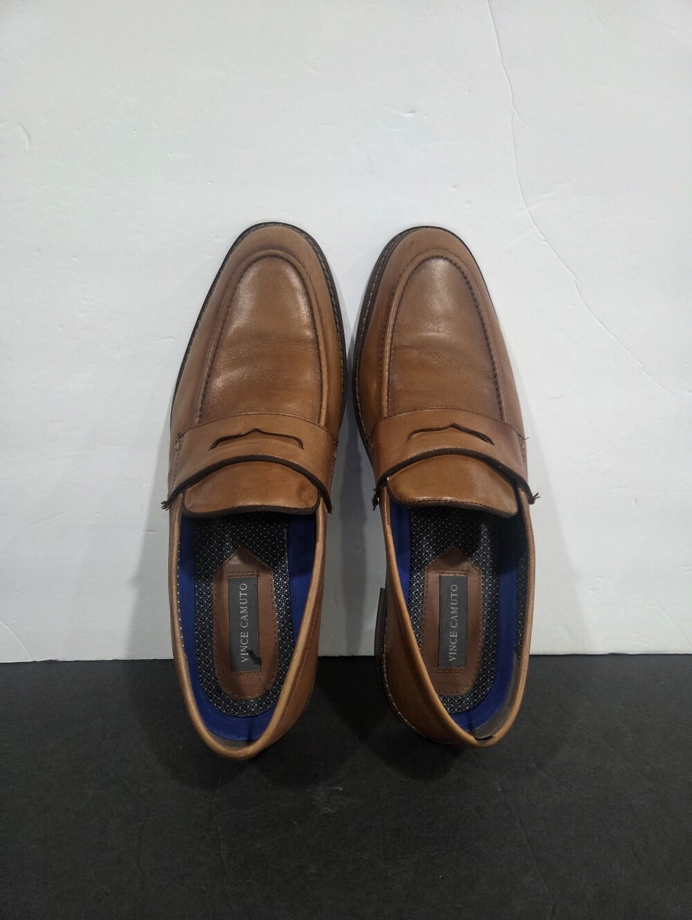 Vince Camuto Layton  Leather Penny Loafers  Sz.11.5